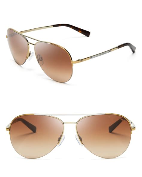 michael kors rimless aviator sunglasses|are michael kors sunglasses polarized.